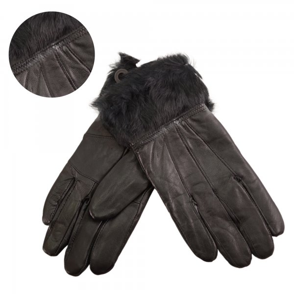 8912 BLACK LEATHER GLOVES EXTRA LARGE