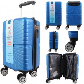 T-HC-US-1611 ROYAL BLUE RYAN AIR CABIN-SIZED TROLLEY SUITCASE