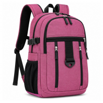 BP-102 PINK SOLID COLOR BACKPACK