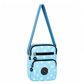 LL-167 Blue Star Small Unisex Polyester Shoulder Bag (New)
