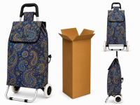 B-ST-05 Flower Navy 2 Wheeler Trolley Box Of 10 B-ST-05 Flower Navy 2 Wheeler Trolley Box Of 10