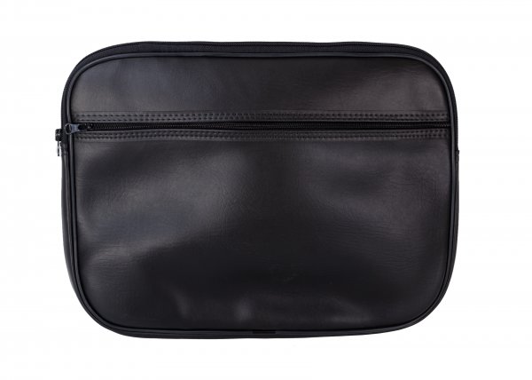 BLACK LAPTOP CASE W/ FRONT POCKET