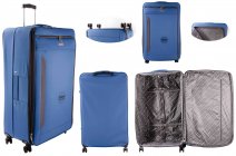 EV-437 SINGLE NAVY 32'' 4 WHEELER TRAVEL TROLLEY LUGGAGE