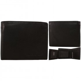 1064 BLACK ITALIAN LEATHER WALLET