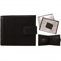 1063 BLACK ITALIAN LEATHER WALLET