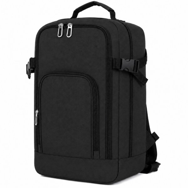 BP-118 Black Easy Jet Travel Backpack (New)