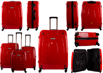 JCB010 Red (Set of 3) Suitcase