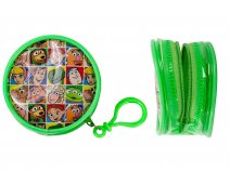 1564-8396 GREEN TOY STORY 4 ROUND ZIPPED COIN PURSE