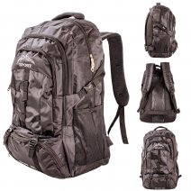 8668 BLACK 85L MULTI-FUNCTIONAL HANG SYSTEM TREKKING BACKPACK