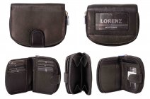 0467 LORENZ BLACK LEATHER PURSE