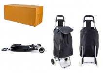 JBST06 BLACK 2 WHEEL SHOPPING TROLLEY Box Of 10