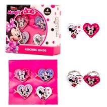 2125-8173 MINNIE 4 ASSORTED RING BOX SET