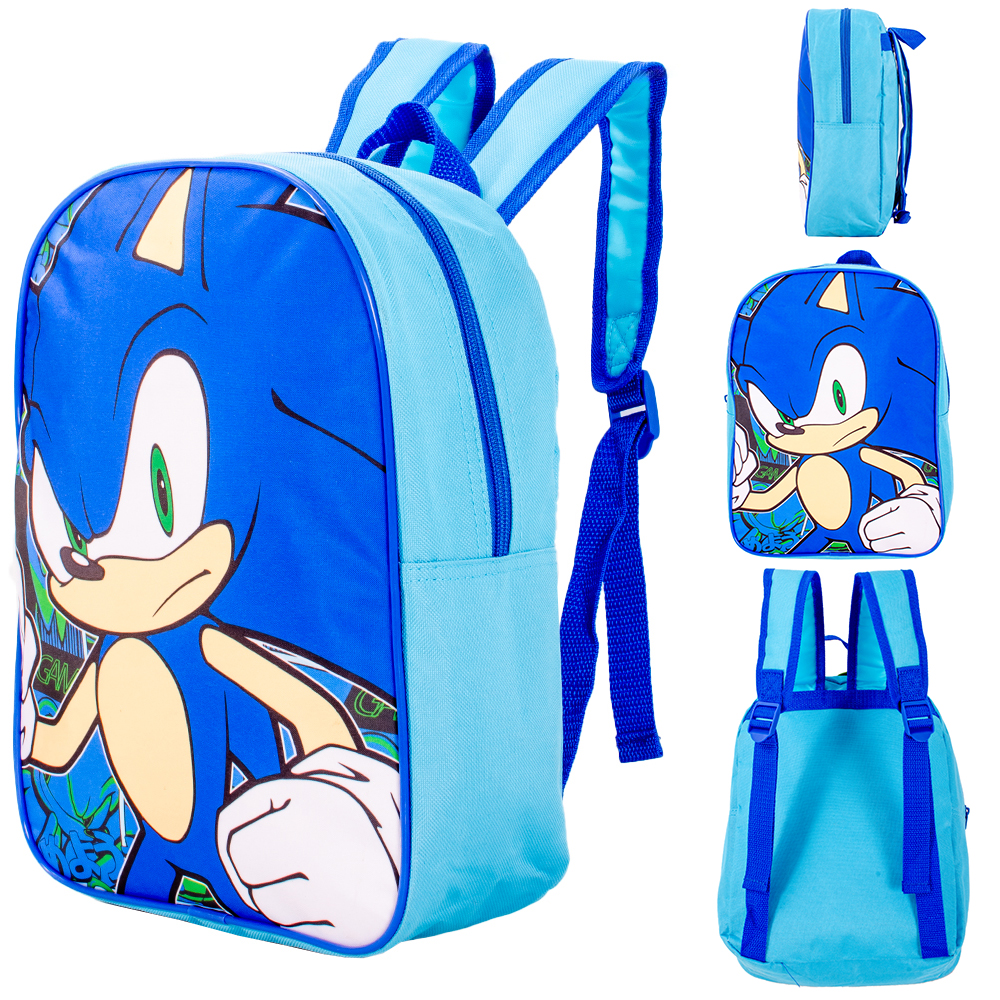 04791 BLUE SONIC KIDS BACKPACK DELUXE BACKPACK [04791 BLUE SONIC KIDS ...