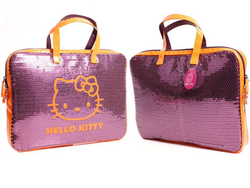09261 KV - Kids Bag Laptop Urban Chic Purple HelloKitty (image for) 09261 KV - Kids Bag Laptop Urban Chic Purple HelloKitty