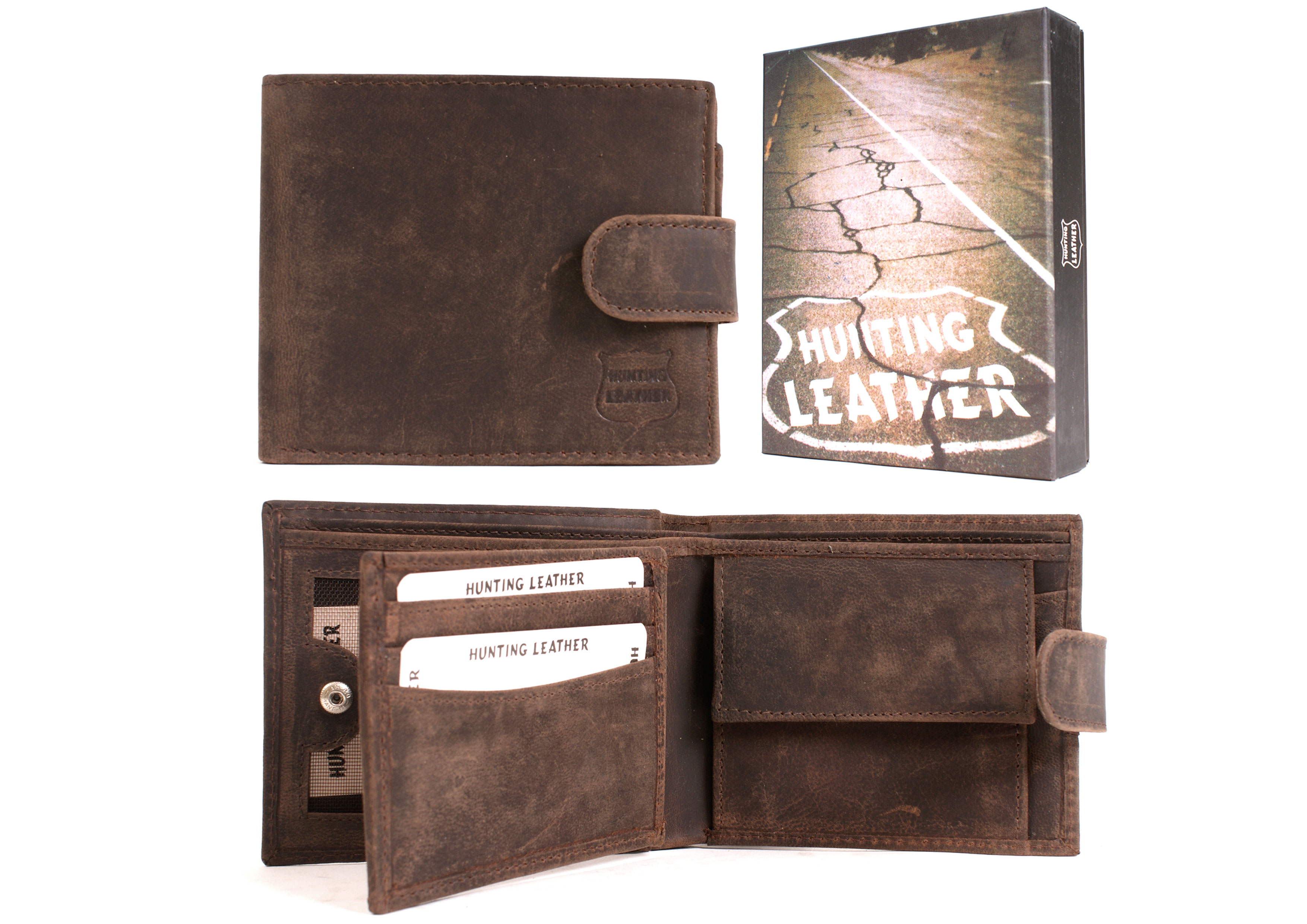 (image for) 1212 HUNTING BROWN LEATHER RFID