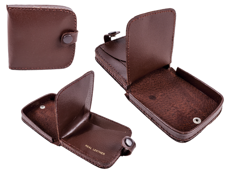 (image for) 1591 Brown square tray purse wallet note section