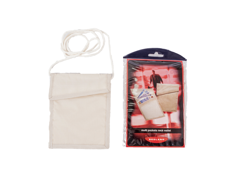 (image for) 1615N neck wallet by Redland,a multi pocket,keep money, passport