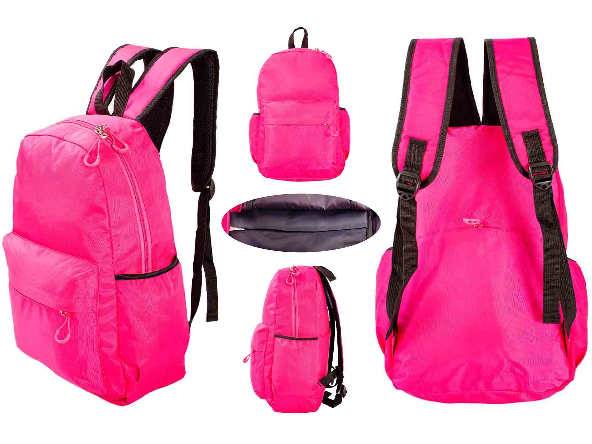 2593 PINK BACKPACK WITH 14'' LAPTOP SLEEVE [2593 PINK BACKPACK] : MF ...