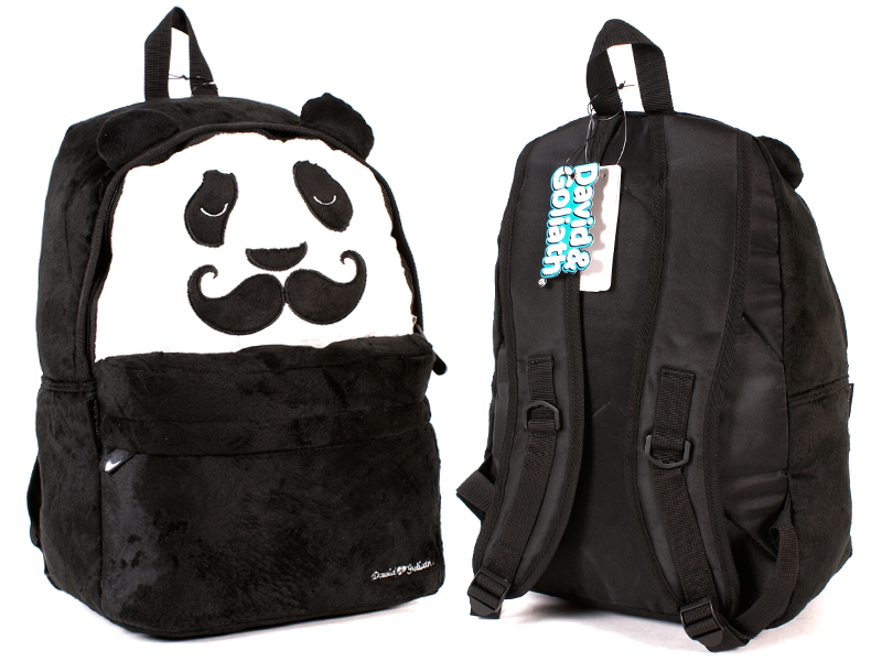 (image for) DGPI4530BLK/WHT - A020 - DAVID AND GOLIATH PANDA BACKPACK