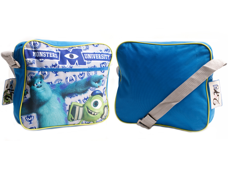 (image for) DMU-S13-8100 Kids Messenger Bag Blue/Light Green Monsters Univer