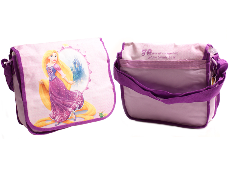 (image for) DSP-8075 - Kids Messenger Bag Violet/Baby Pink Princess Disney