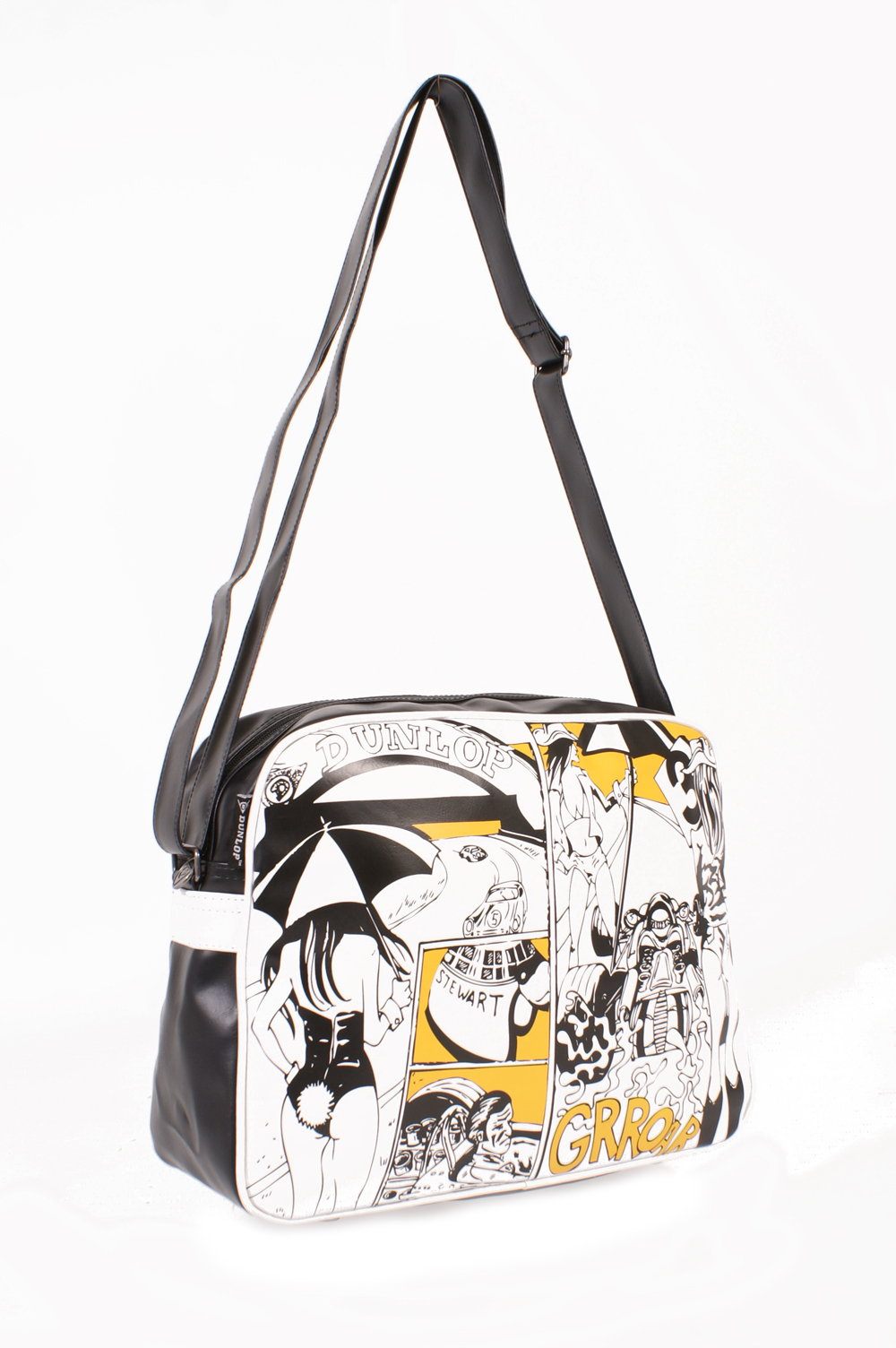 (image for) DUNSK7050BLK-WHT -PU messenger bag