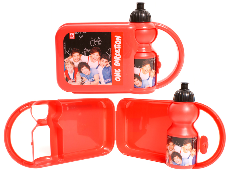(image for) 112501-F58307 Kids Lunchbag Box Red OneDirection