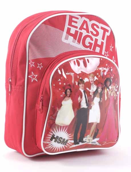 HSM001079 Kids Backpack Red High School Musical 3 Disney F030