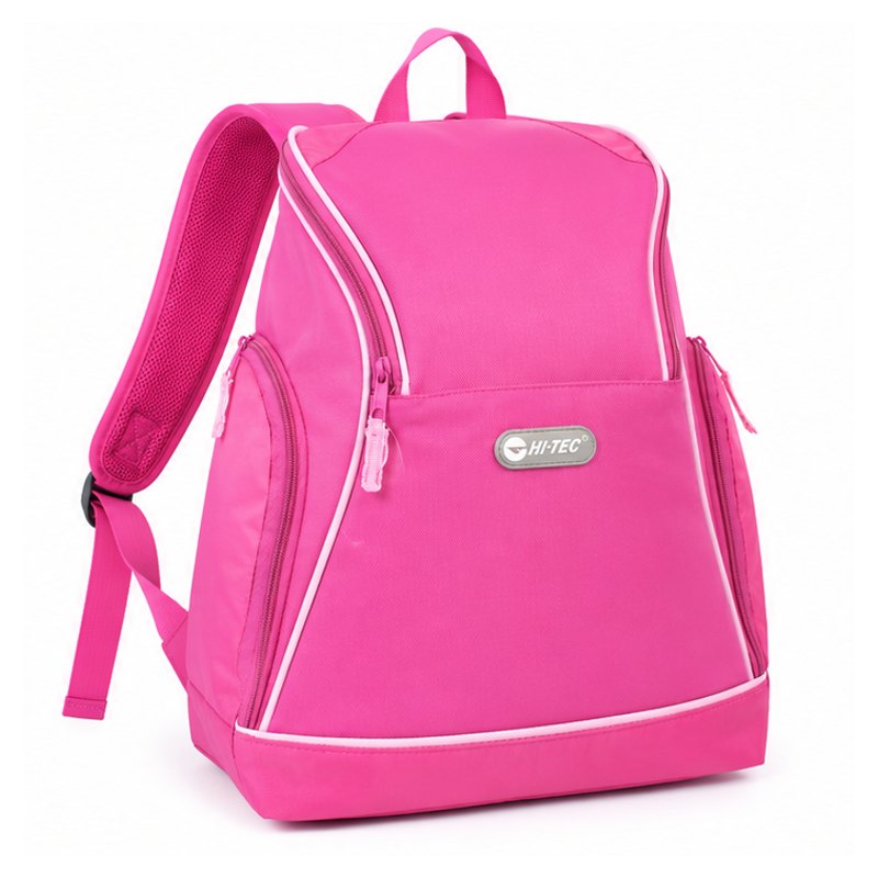 (image for) Hi-Tec HT-9104 Fuchsia Backpack – Side Zip Pockets