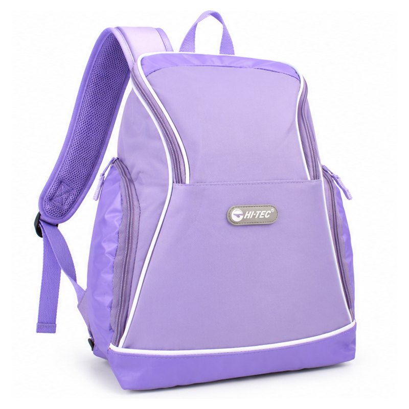 (image for) Hi-Tec HT-9104 Lilac Backpack – Side Zip Pockets