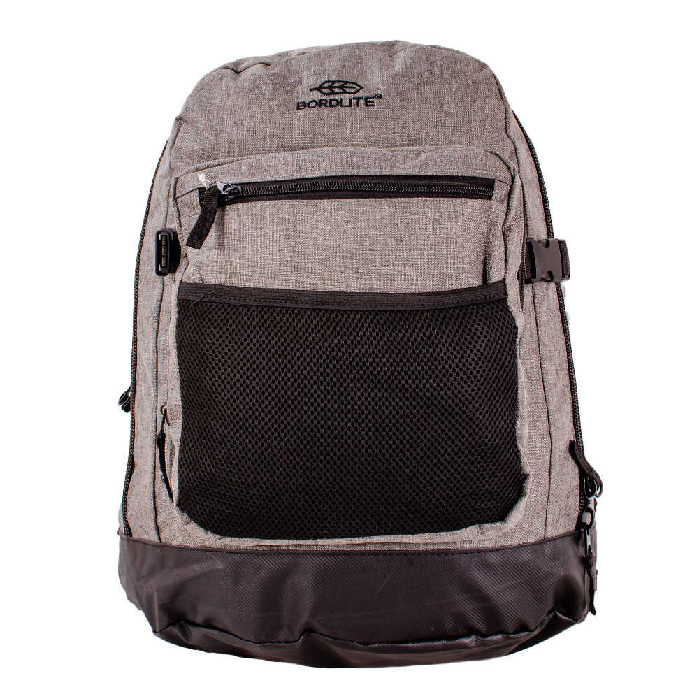JBBP006-L GREY/BLACK BACKPACK [JBBP006-L GREY/BLACK BACKPACK] : MF Handbags