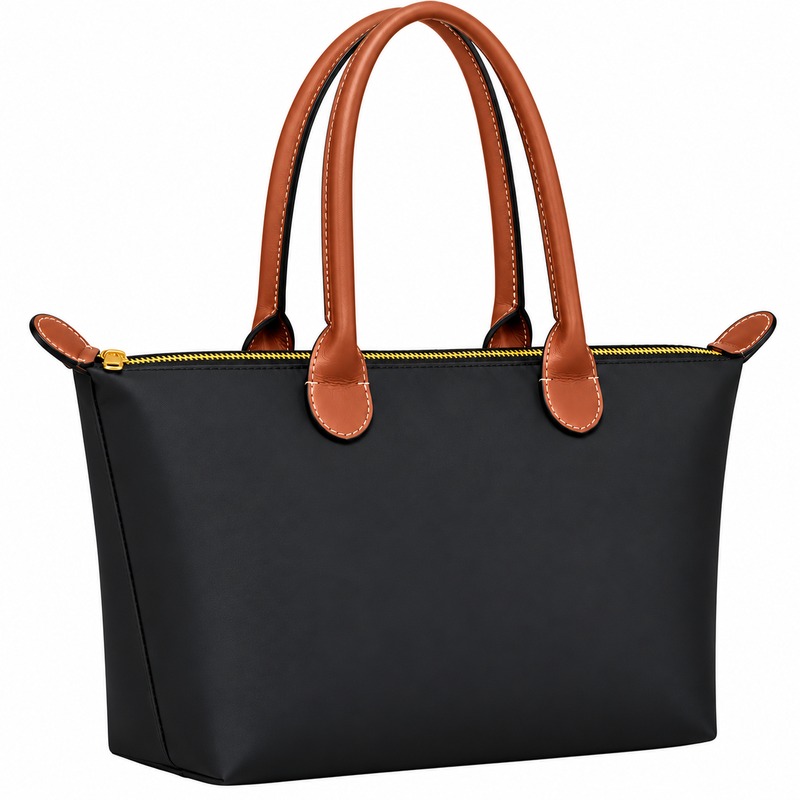 JBFB501- Classic Ladies Black Shoulder Tote Handbag (image for) JBFB501- Classic Ladies Black Shoulder Tote Handbag