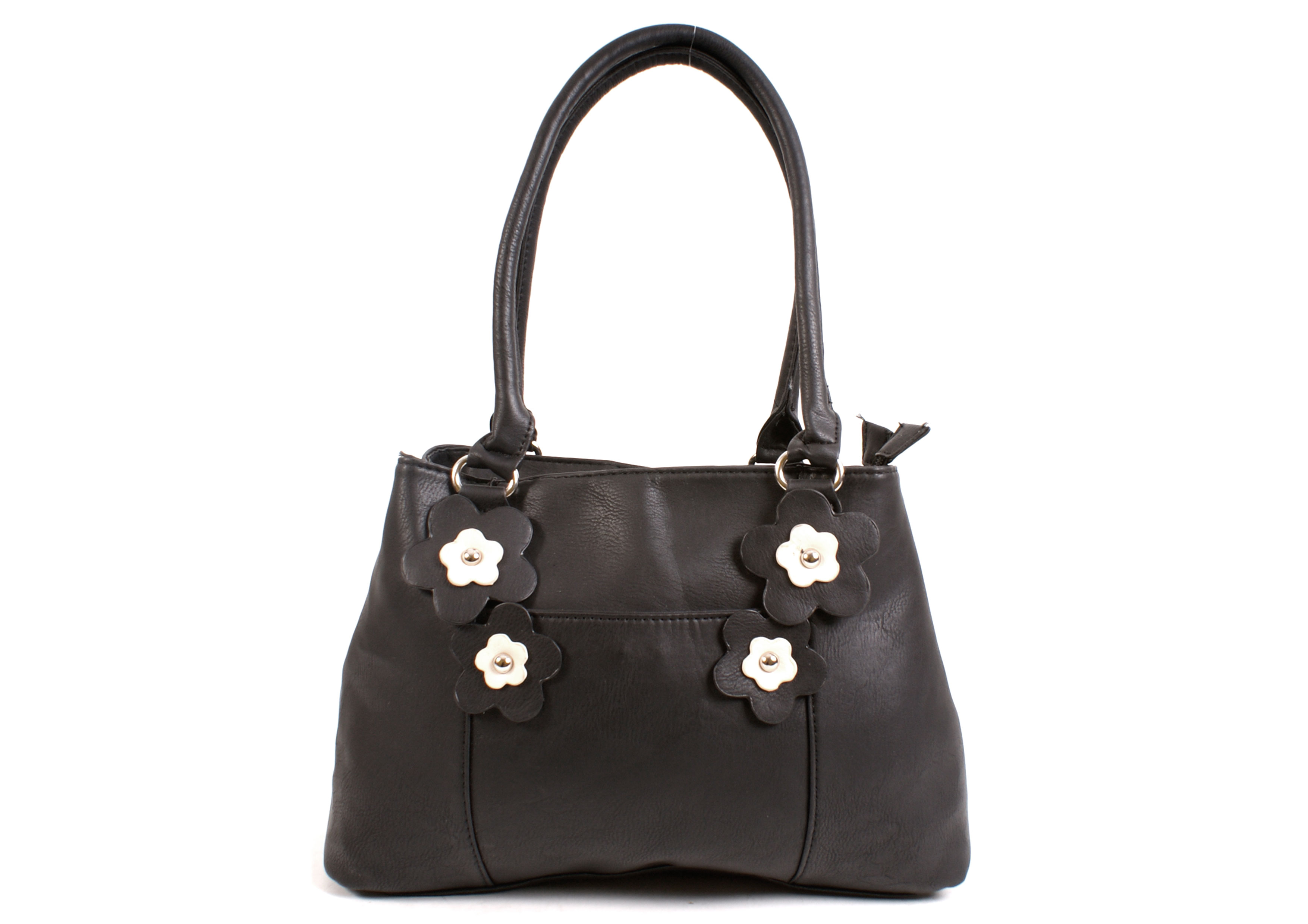 90337 BLACK FLOWER BAG [90337 BLACK FLOWER BAG] : MF Handbags