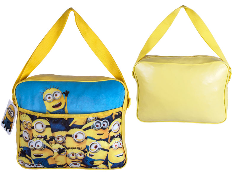 (image for) MINIONS001044 Kids Shoulder Bag Yellow/Sky Blue Minions